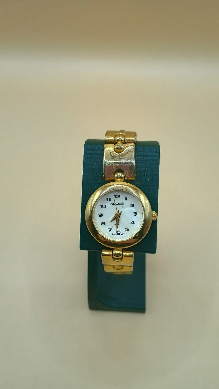 Chantilly Women's Watch Gold Tone Analog Quartz Ivory/Marble Bracelet